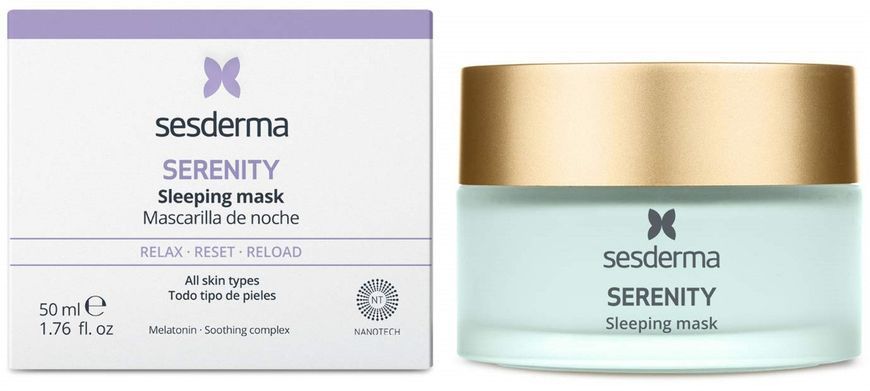 Ночная восстанавливающая маска Sesderma Serenity Sleeping Night Mask, 50 ml SS136279 фото