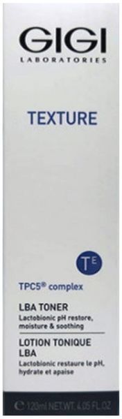 Тонік-пілінг для обличчя Gigi Texture LBA Toner, 120 ml 137914 фото