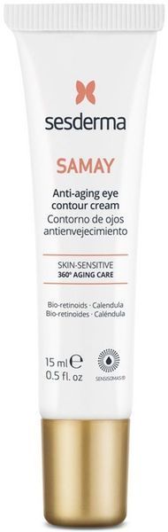 Антивіковий крем-контур для зони навколо очей Sesderma Samay Anti-Aging Eye Contour Cream, 15 m SS137577 фото