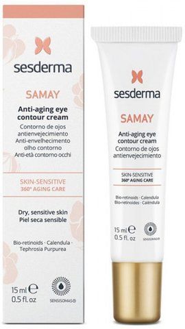 Антивіковий крем-контур для зони навколо очей Sesderma Samay Anti-Aging Eye Contour Cream, 15 m SS137577 фото