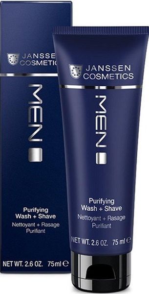 Гель для душа и бритья Janssen Cosmeceutical Men Purifying Wash + Shave, 75 ml 113166 фото