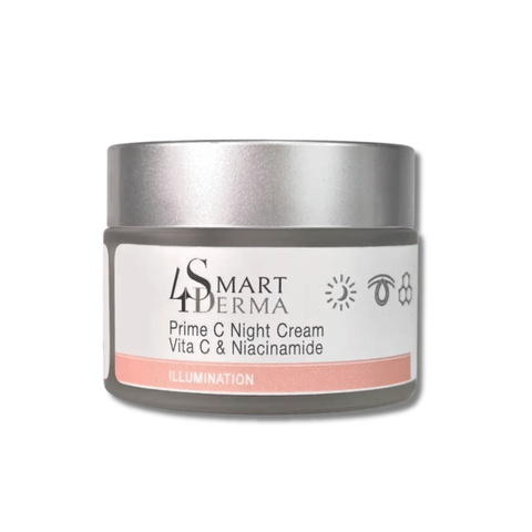 Суперантиоксидантний нічний крем - Smart4Derma Prime C Night Cream Vita C Niacinamide 112401 фото