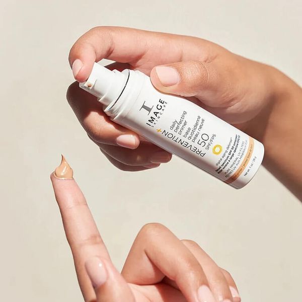 Тонуючий сонцезахисний крем SPF50 - Image Skincare Daily Perfecting Primer SPF 50 104869 фото