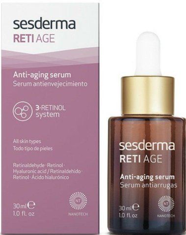 Антивікова сироватка для обличчя Sesderma Reti-Age Facial Antiaging Serum 3-Retinol System, 30 ml SS101260 фото