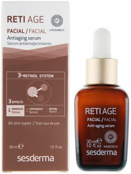 Антивікова сироватка для обличчя Sesderma Reti-Age Facial Antiaging Serum 3-Retinol System, 30 ml SS101260 фото