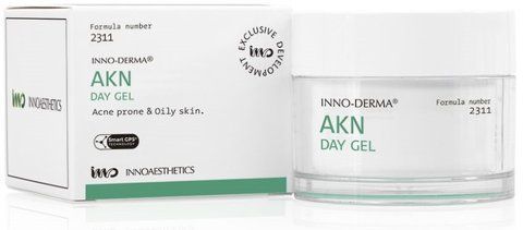 Крем-гель для жирної шкіри обличчя Innoaesthetics AKN Day Gel, 50ml SS136567 фото