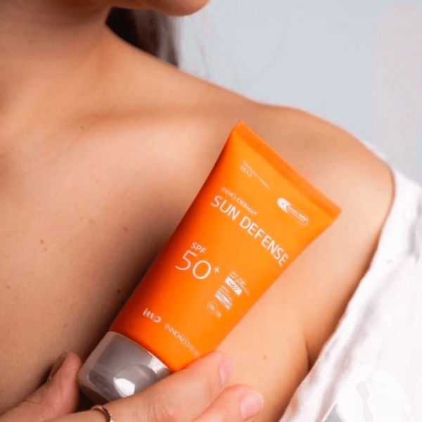 Сонцезахисний крем для нормальної та сухої шкіри - Innoaesthetics Sun Defense Spf 50 109989 фото