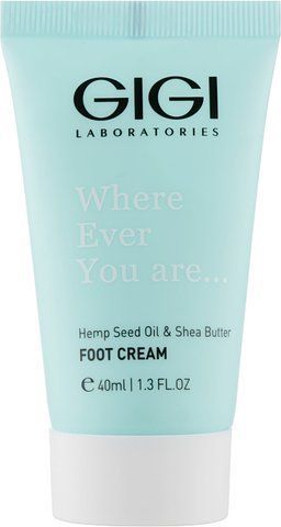 Крем для ног Gigi Hemp Seed Oil Shea Butter Foot Cream, 40 ml 123251 фото