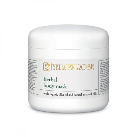 Поживна і зволожуюча крем-маска для тіла - Yellow Rose Herbal Body Mask 102270 фото