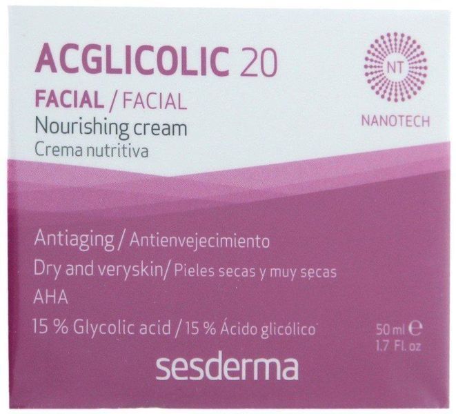 Поживний крем Sesderma Acglicolic 20 Nutritive Cream, 50 ml SS083493 фото