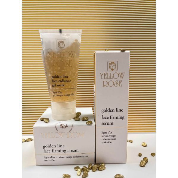 Підтягуюча гелева маска з золотом - Yellow Rose Golden Line Face Radiance Gel Mask 102142 фото