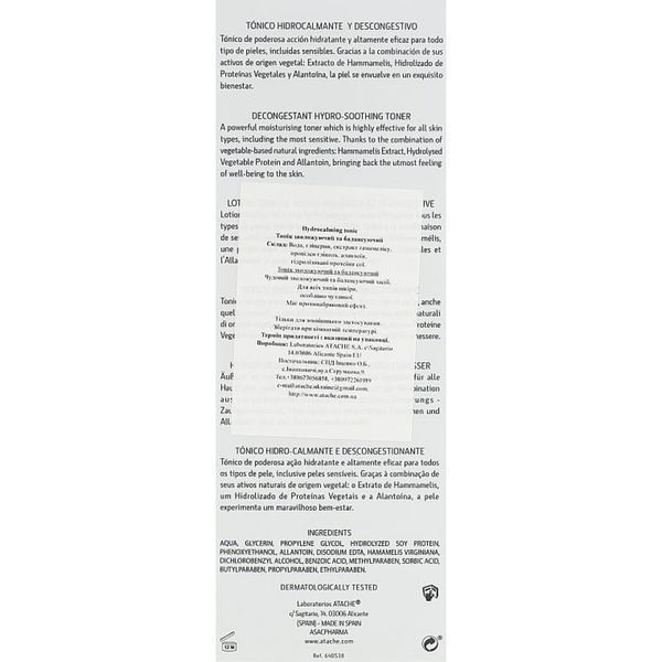 Зміцнюючий та зволожуючий тонік - Atache Essentielle Hydrocalming Decongestive Tonic 100226 фото