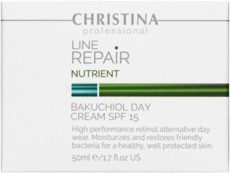 Денний крем SPF 15 з бакучіолом Christina Line Repair Nutrient Bakuchiol Day Cream SPF 15, 50 138955 фото